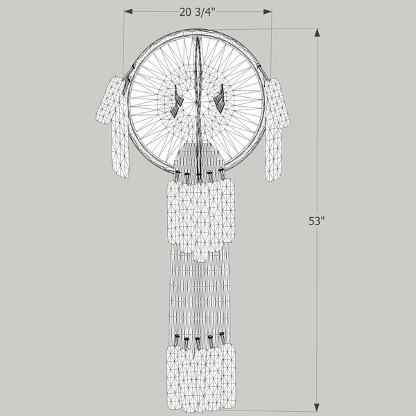 3d sioux shield model - Sioux Shield... by chaosfractal