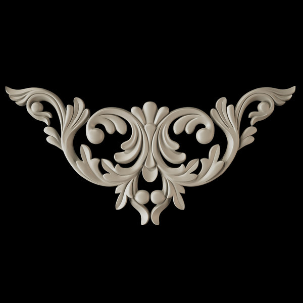 3d model decorate facades - Molding el39 Cartouche... by Makhota