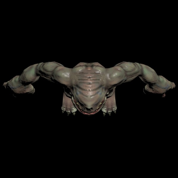 3d beast jolon rigged - The Jolon (aka Fat Monster_RIGGED... by andrew alonso