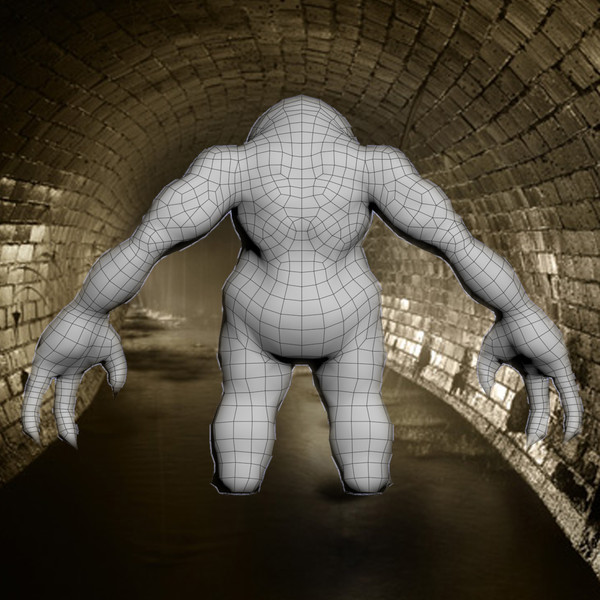 3d beast jolon rigged - The Jolon (aka Fat Monster_RIGGED... by andrew alonso
