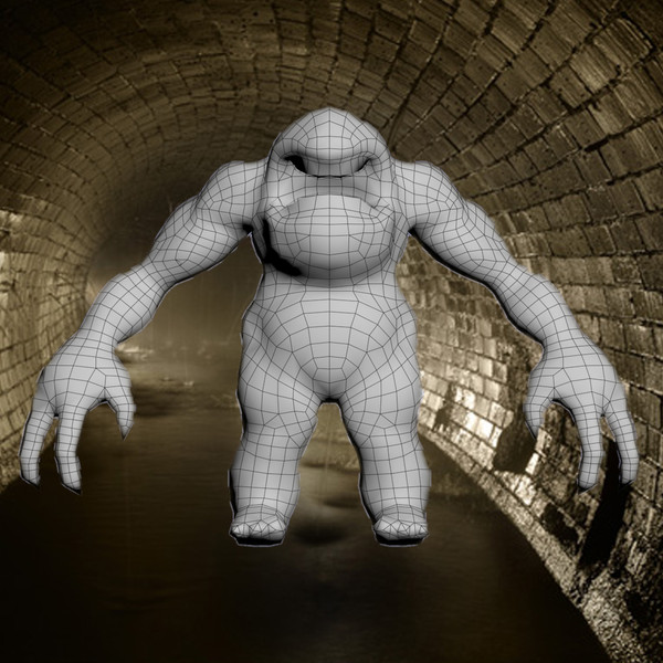 3d beast jolon rigged - The Jolon (aka Fat Monster_RIGGED... by andrew alonso