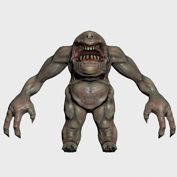 3d beast jolon rigged - The Jolon (aka Fat Monster_RIGGED... by andrew alonso