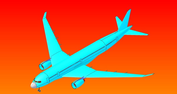 3d airbus a350-800 solid assembly - Airbus A350-800 ACIS Solid Assembly Model... by RodgerSaintJohn