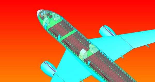 3d airbus a350-800 solid assembly - Airbus A350-800 ACIS Solid Assembly Model... by RodgerSaintJohn
