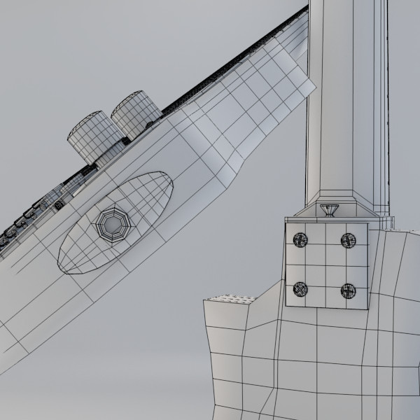 hofner shorty guitar 3d model - Hofner Shorty Guitar... by Sirren