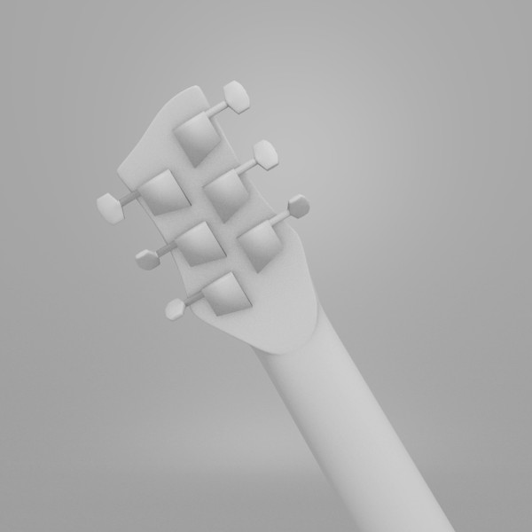 hofner shorty guitar 3d model - Hofner Shorty Guitar... by Sirren