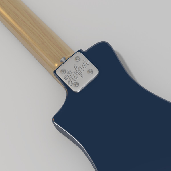 hofner shorty guitar 3d model - Hofner Shorty Guitar... by Sirren