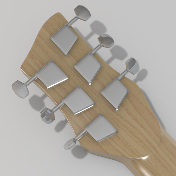 hofner shorty guitar 3d model - Hofner Shorty Guitar... by Sirren