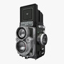 rolleiflex camera obj