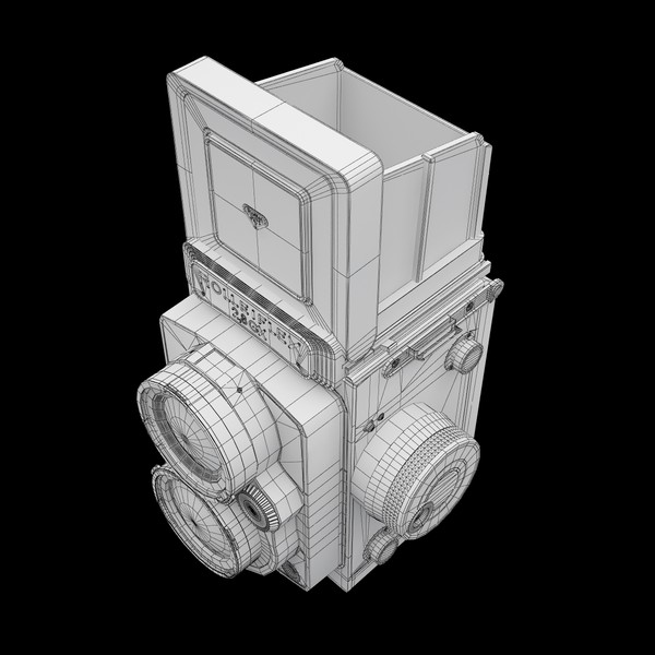 rolleiflex camera obj - Rolleiflex Camera... by Stubborn3D