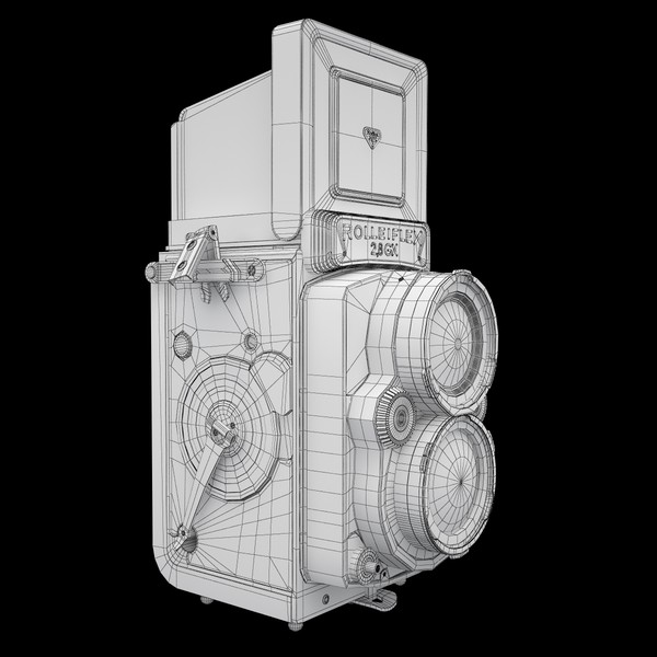 rolleiflex camera obj - Rolleiflex Camera... by Stubborn3D