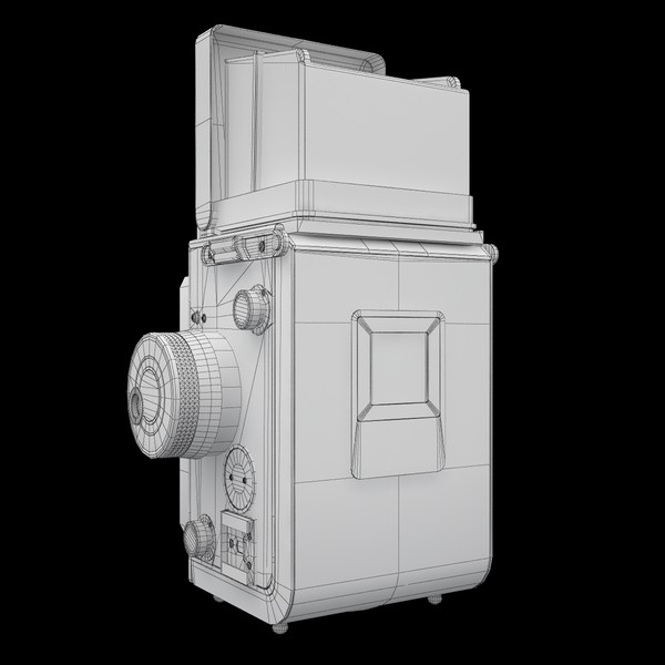 rolleiflex camera obj - Rolleiflex Camera... by Stubborn3D