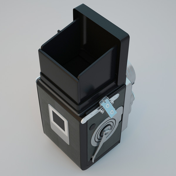 rolleiflex camera obj - Rolleiflex Camera... by Stubborn3D