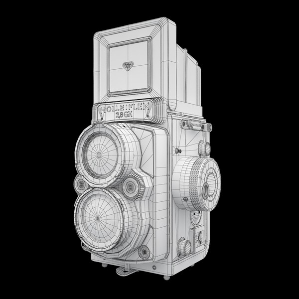 rolleiflex camera obj - Rolleiflex Camera... by Stubborn3D