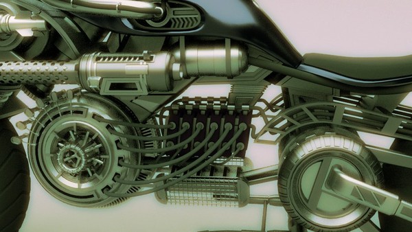 free motorcycle rocket 3d model - Rocket Bike... by KuhnCD4