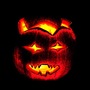 scary halloween pumpkin lantern
