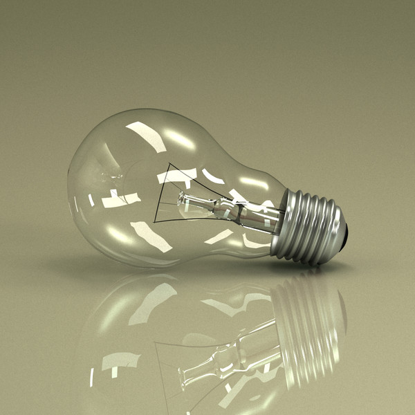 light bulb 3d model - Light Bulb... by mardiner