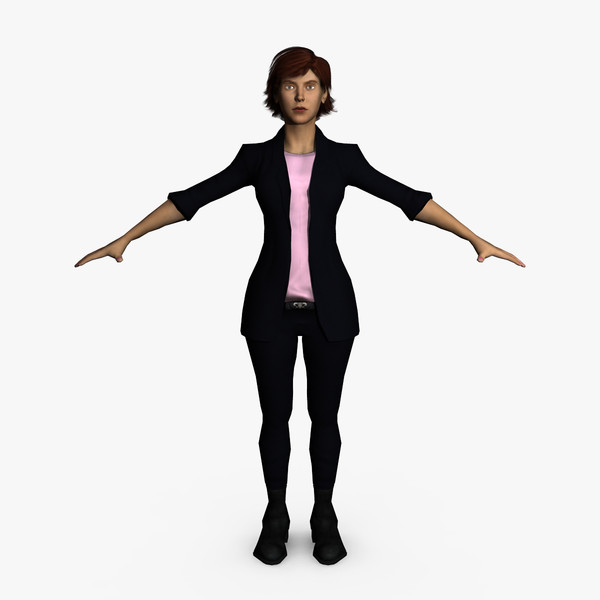 3d casual female character - Casual Female 08... by ignisfatuus