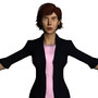3d casual female character
