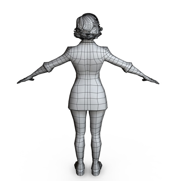 3d casual female character - Casual Female 08... by ignisfatuus