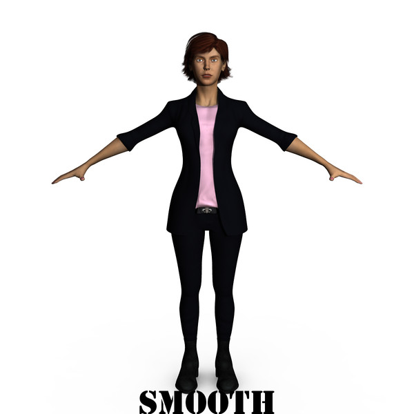 3d casual female character - Casual Female 08... by ignisfatuus