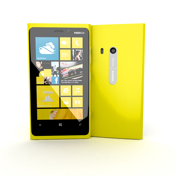 new nokia lumia 920 3d model - Nokia Lumia 920 and 820 Collection... by Leeift
