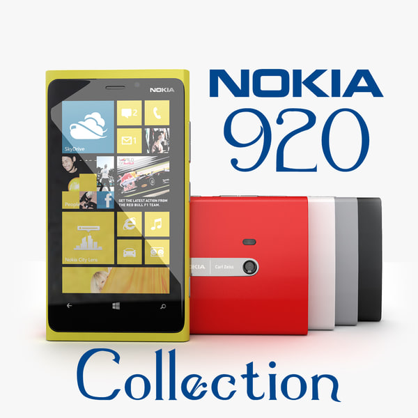 new nokia lumia 920 3d model - Nokia Lumia 920 and 820 Collection... by Leeift