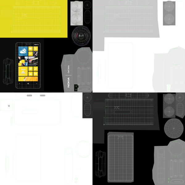 new nokia lumia 920 3d model - Nokia Lumia 920 and 820 Collection... by Leeift