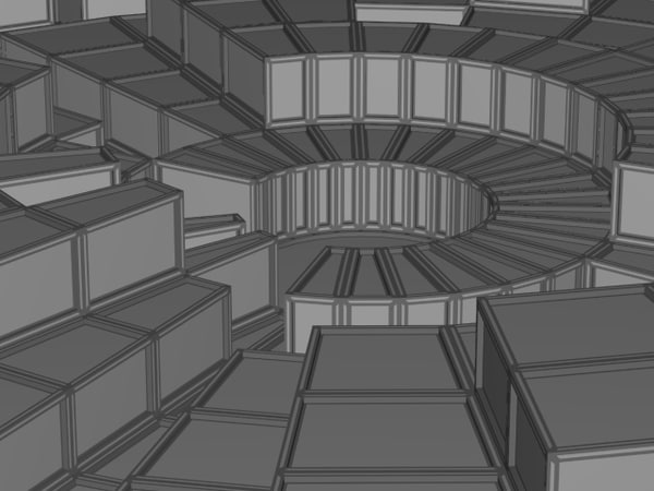 3ds max glass house structure - Glass House (UV-mapped)... by kabeltelevizio