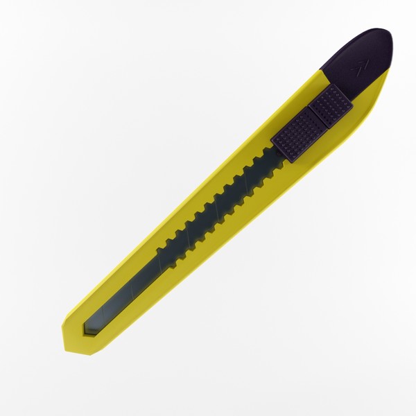 paper cutter 3d model - Paper Cutter... by Gold_D_Roger
