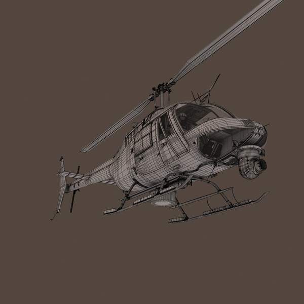 3ds max bell helicopter news media - Bell JetRanger 206 News Media... by dynamo3D