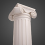 3d model antique column