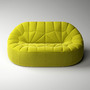 ottoman 2-seater ligne roset 3d model