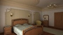wood bedroom scene 3d model