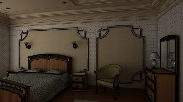 wood bedroom scene 3d model - Wood bedroom... by planetstation