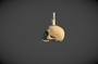 3ds max skull candle