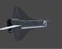 3d model hi resolution space shuttle