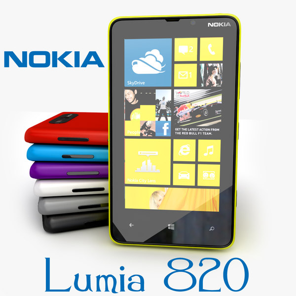 new nokia lumia 920 3d model - Nokia Lumia 920 and 820 Collection... by Leeift