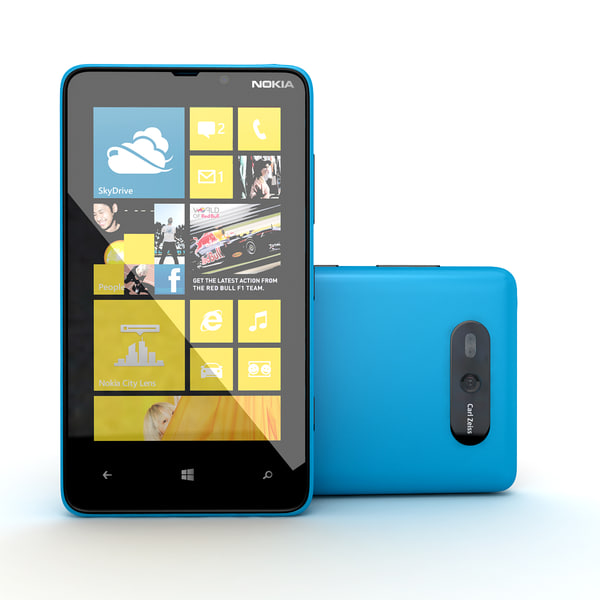 new nokia lumia 920 3d model - Nokia Lumia 920 and 820 Collection... by Leeift