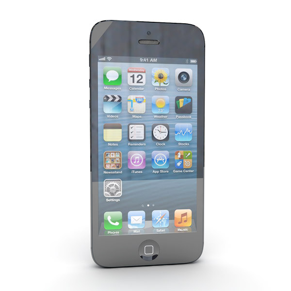 new apple iphone 5 3d 3ds - Brand New Apple iPhone 5... by Leeift