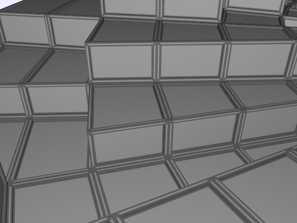 3ds max glass house structure - Glass House (UV-mapped)... by kabeltelevizio