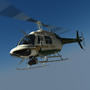 3d model bell helicopter miami police