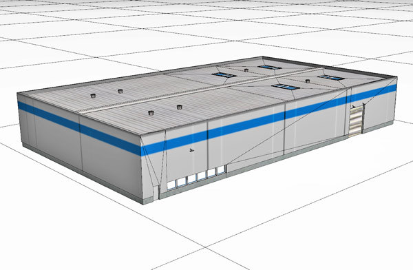 warehouses buildings 3 collections max - Warehouse 3 Collection Hangar... by 3D_Multimedia