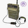 3d model old military radio