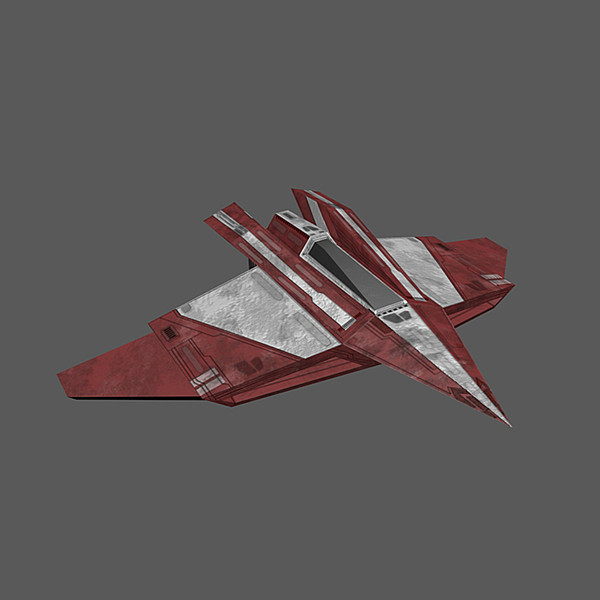 max low-poly spaceship space - Spaceship #AA3 Low-Poly Model... by Mister A