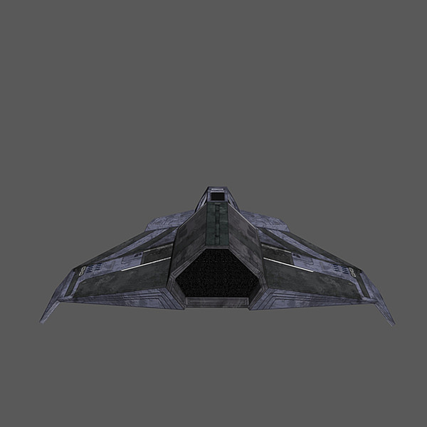 low-poly spaceship space max - Spaceship #AA2 Low-Poly Model... by Mister A
