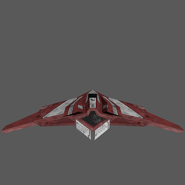 max low-poly spaceship space - Spaceship #AA3 Low-Poly Model... by Mister A