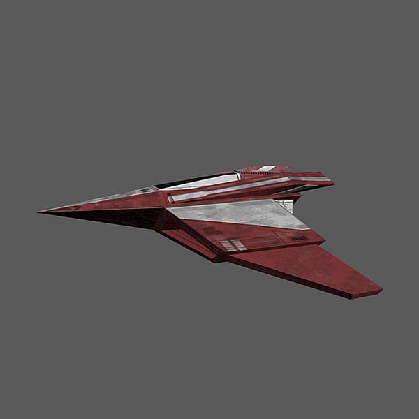 max low-poly spaceship space - Spaceship #AA3 Low-Poly Model... by Mister A