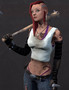 3d model girl woman punk