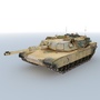 m1 abrams tank 3d model